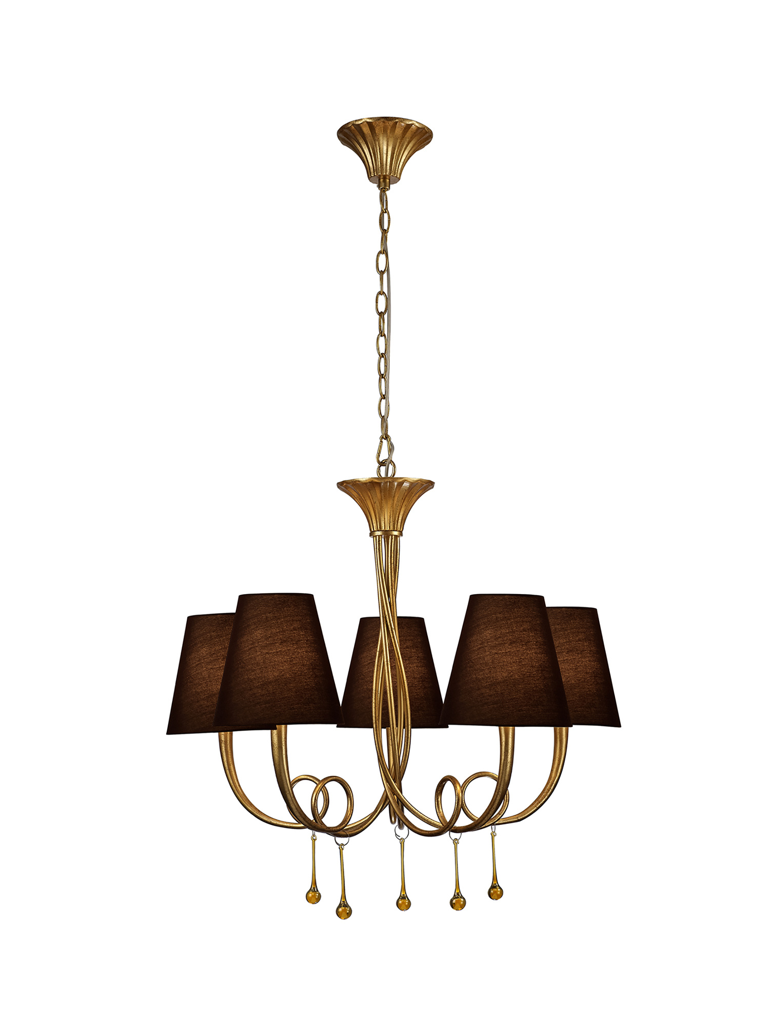 M6206/BS  Paola Pendant Round 5 Light